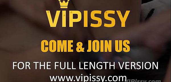  VIPissy - Paula Shy and Emylia Argan explore lesbian piss drinking